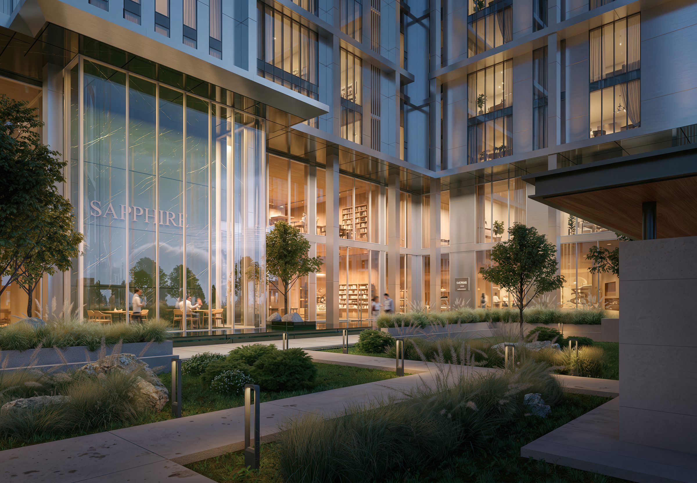 Sapphire Residences — двор
