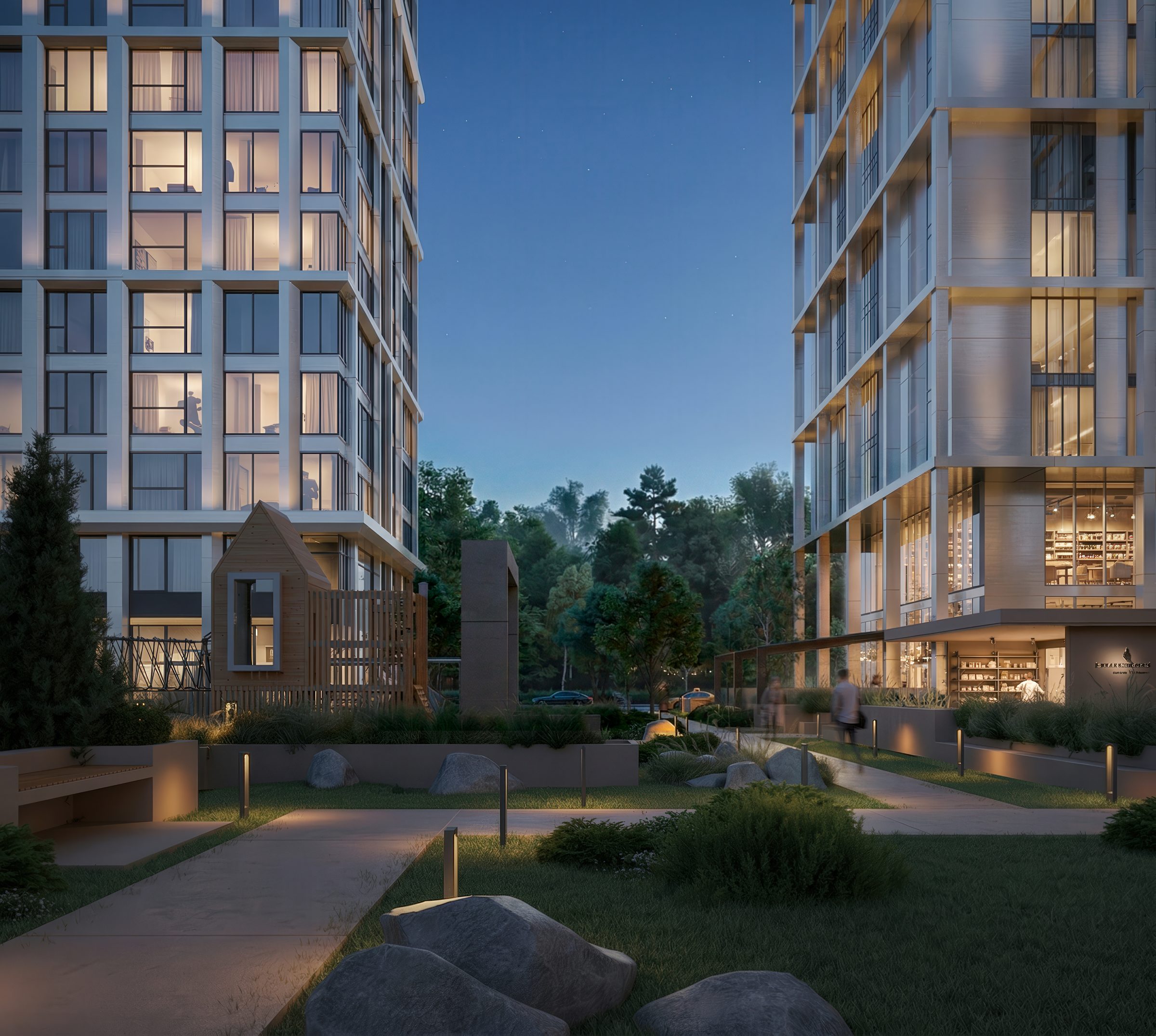 Sapphire Residences — двор